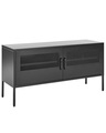 Beliani, Sideboard mit 2 Türen aus Stahl Industriell MORLEY Sideboard mit 2 Türen aus Stahl Industriell MORLEY