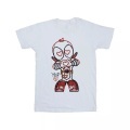 Deadpool Love Beam Line Tshirt Unisex Weiss 128