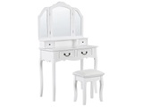 Schminktisch Aus Mdf-platte Glamourös Fleur Unisex ONE SIZE