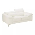 Ledersofa 2-Sitzer SOLANGE - Weiß Ledersofa 2-Sitzer SOLANGE - Weiß