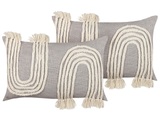 Kissen 2er Set aus Baumwolle Boho OCIMUM Kissen 2er Set aus Baumwolle Boho OCIMUM
