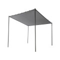 Beliani - Pavillon aus Polyester Klassisch VIMINO, One Size, Spacegrau