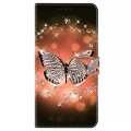 iPhone 15 - 3D-Effekt Hülle Etui Crystal Butterfly