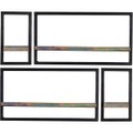 Wandregal River bunt 90x25x75 (4-tlg)