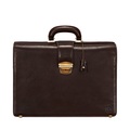 Maxwell Scott, Basilio Large - Große Leder Anwaltstasche Unisex Braun ONE SIZE