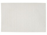 Beliani Dekorativer Wollteppich 160 x 230 cm weiss ELLEK