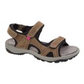 Sandalen, Nubukleder Damen Braun 40.5