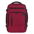 Only-bags.store, Rucksack 40 X 20 X 25 Cm Für Ryanair Flugzeug Reiserucksack Handgepäck Laptop Tagesrucksäcke Pet Recycled Umweltfreundlicher Rucksack Wasserdicht Unter Sitz 20 L Herren Rot ONE SIZE