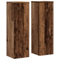 vidaXL Pflanzenständer 2 Stk. Altholz-Optik 25x25x80 cm Holzwerkstoff