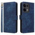 Cover-Discount - OPPO Reno13 Ledertasche mit RFID Blocker, Blau