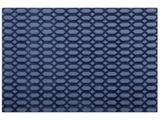 Beliani Teppich marineblau 160 x 230 cm Kurzflor CIZRE