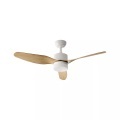 Beliani, Beliani - Deckenventilator mit Licht aus Kunststoff Modern ANDERSON, Braun Bunt, One Size