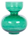 Beliani Blumenvase Glas grün 27 cm PALAIA Vase