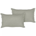 Kissen 2er Set aus Leinen Modern SASSAFRAS Kissen 2er Set aus Leinen Modern SASSAFRAS