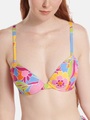 Push-up-badeanzug-oberteil Miami Damen Orange C/36
