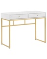 Beliani, Schreibtisch aus MDF-Platte Skandinavisch DAPHNE Schreibtisch aus MDF-Platte Skandinavisch DAPHNE