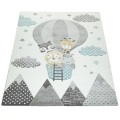 PACO HOME, 3d Tiere Ballon Kinderteppich Unisex 160X230CM