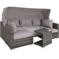 Rattan Lounge mit Aluminiumgestell San Marino Rattan Lounge mit Aluminiumgestell San Marino