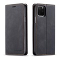 iPhone 11 Pro Max - Vintage Flip Case in Wildleder Optik