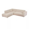 Großes Ecksofa - Ecke links - Cord - Beige - BORORE von Großes Ecksofa - Ecke links - Cord - Beige - BORORE von PASCAL MORABITO