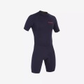 OLAIAN, Neoprenanzug Surfen Shorty 100 Neopren 1,5mm Herren Marineblau Herren Schwarz XS