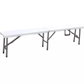 GARDEN PLEASURE Gartenbank »MUFARO«, Stahl/Kunststoff, klappbar, 180x25x43 cm, weiss