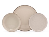 Geschirr-Set 18-teilig - Porzellan - Cremefarben - SANCHA Geschirr-Set 18-teilig - Porzellan - Cremefarben - SANCHA