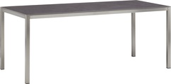 LOCARNO, 180 cm, Gestell Edelstahl, Keramik Gartentisch