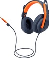 Logitech Zone Learn Over-Ear Wired Headset for Learners, 3.5mm AUX - Kopfhörer mit Mikrofon - Over-Ear - kabelgebunden - 3,5 mm Stecker