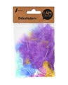 Dekofedern, Federn für Dekorationen und zum Basteln, Pastell-Mix, 5 - 8 cm, ca. 3 g