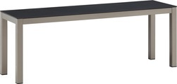LOCARNO, 120 cm, Gestell Polar Silber, Platte KeramikLOCARNO, Keramik Sitzbank