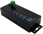 EX-1186HMVS-2 Schnittstellen-Hub USB 3.2 Gen 1 (3.1 Gen 1) Type-B 5000 Mbit/s Schwarz