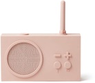 Tykho 3 Tragbares Radio / Bluetooth-Lautsprecher - Lexon rosa en plastikmaterial