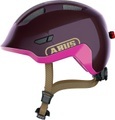 Abus Smiley 3.0 ACE LED Velohelm aubergine