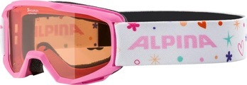 Alpina, Alpina Piney Brille Kinder rose-rose/orange 2019 Ski & Snowboardbrille