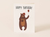 Happy Birthday Postkarte
