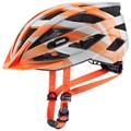 UVEX Air Wing CC Helm Kinder grey/orange matt 2021 52-57cm Kinderhelme