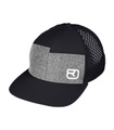 Ortovox Logo Air Trucker Cap (Schwarz)