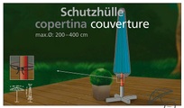 BE´O, Beo Hülle für Sonnenschirme 200 - 400 cm Schutzhülle