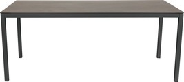 undefined, LOCARNO, 140cm, Gestell Anthrazit, Platte HPL Gartentisch
