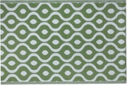 Beliani Outdoor Teppich grün 120 x 180 cm zweiteilig PUNE