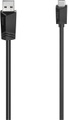 Hama USB-Kabel; USB-A-Stecker - USB-C-Stecker; USB 2.0; 0;75 m Kabel