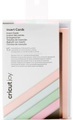 Cricut Blankokarte Joy Braun/Rosa/Hellgrau; 15 Stück Kopierpapier