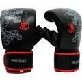 Tunturi - BRUCE LEE - Sack- und Kampftrainingshandschuhe Schwarz mit Rot L