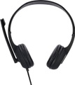HAMA HS-USB250 - Kopfhörer (Kabelgebunden, Stereo, On-ear, Schwarz)