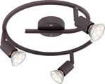 GLOBO OLIWA Deckenleuchte rostfarben, Swivel auch in rost, inkl. 10706, D:290, H:150,