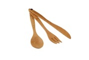 Rubytec Panda Cutlery Bambus Besteck beige
