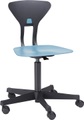Drehstuhl Flexa Ray in Blau-Schwarz mit ergonomischer Sitzfläche