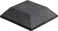 Keilrandeckelement anthrazit 25x25 cm