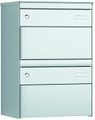 Stebler 2er Briefkasten S:13 RAL 9006/9006